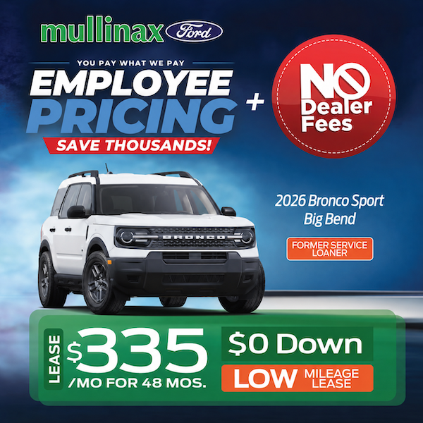 Special offer on 2026 Ford Bronco Sport 2026 Bronco Sport Big Bend